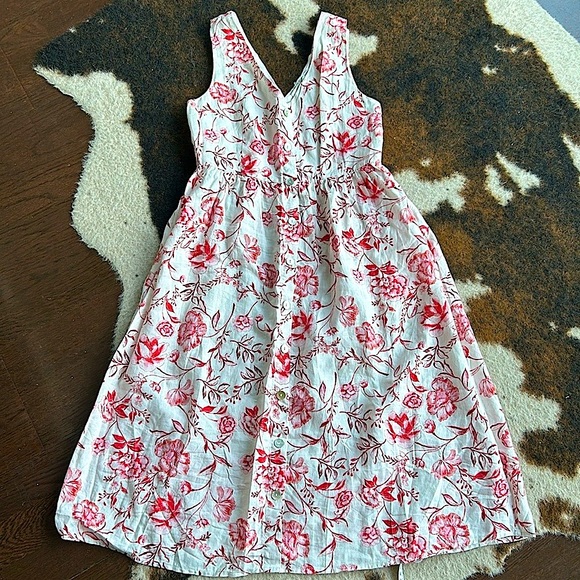 Cynthia Rowley brand new USA size 4 , 💯 % linen dress, simply 🤩 wow - Picture 3 of 7